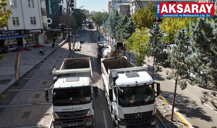 Kafeler caddesinin bir bölümü trafiğe kapatıldı