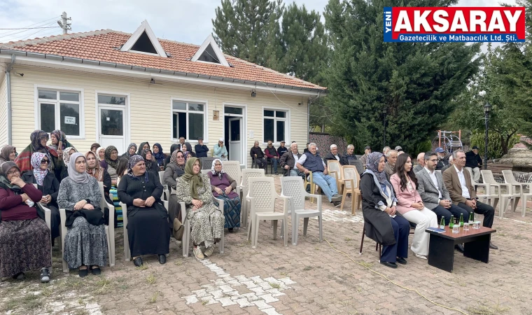 Kaymakam köy toplantısına katıldı