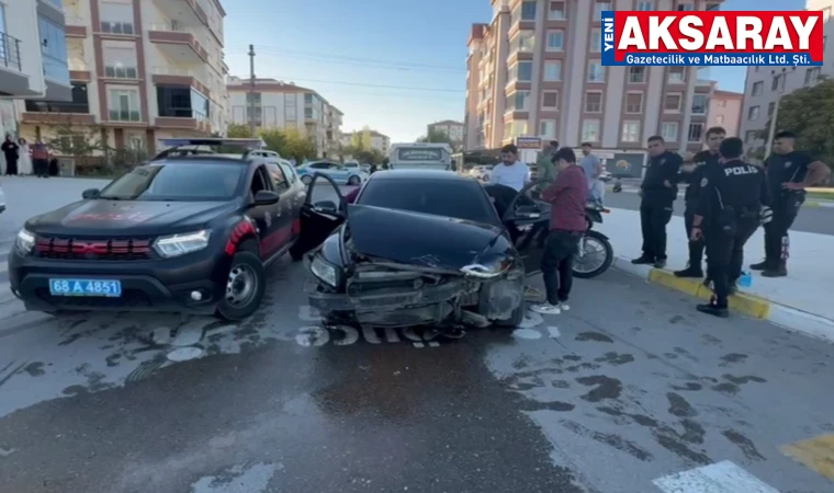 Polisten kaçarken kaza yaptı yakalandı