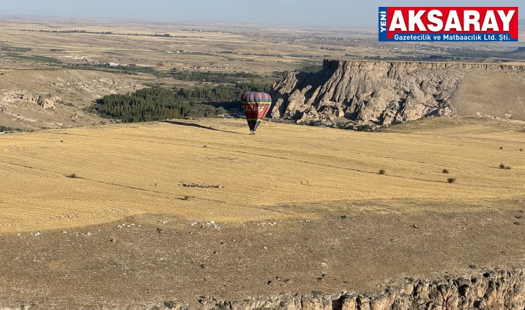 Vadi ile Selime Katedrali'ni kuş bakışı izlediler