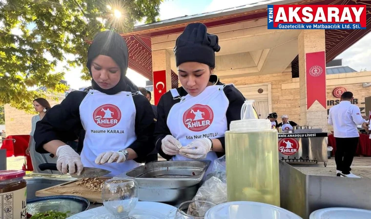 Yöresel yemek yarışmasında ikinci olduk