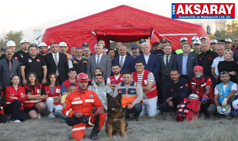 Deprem ve benzeri afetlere tatbikatlı hazırlık