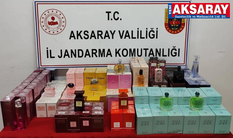 Jandarmadan kaçak parfüm operasyonu