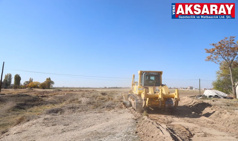 40 Metre genişliğinde 5 kilometrelik yeni çevre yolu çalışması sürüyor