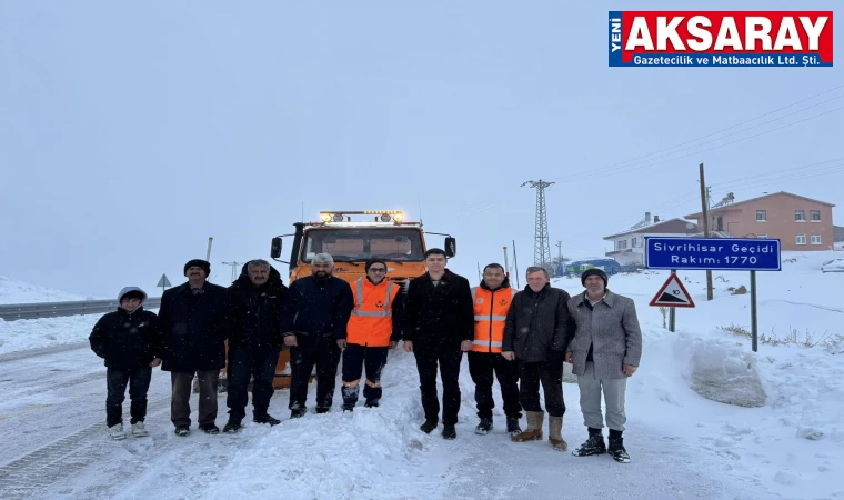 Güzelyurt ilçesi yüksek kesimlerinde ekipler seferber oldu