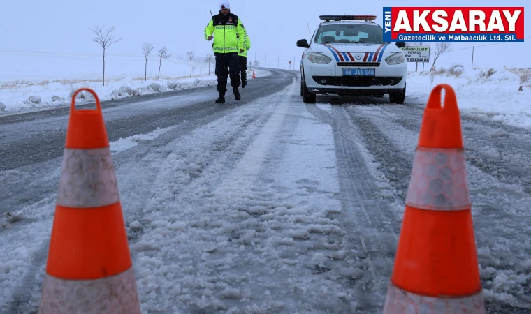 Jandarma kar ve güvenlik kontrolünde