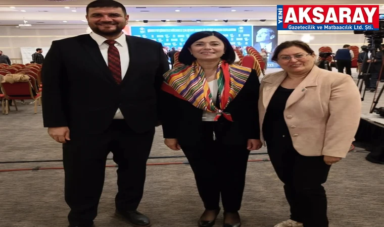 Kadına şiddet çalıştayına Aksaray’dan katıldılar