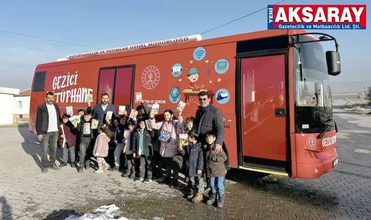 Gezici kütüphane öğrencilerin hizmetinde