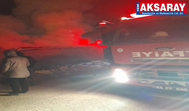 Gökkaya köyünde yangın