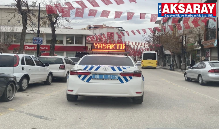  Hatalı parklara karşı sesli ve yazılı uyarı