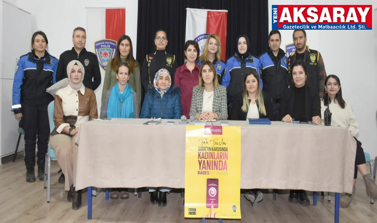 Suçun önlenmesi ve güvenlik konuları anlatıldı