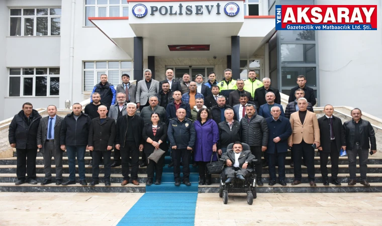 UYUŞTURUCU  VE ASAYİŞİ KONUŞTULAR Emniyet-muhtar el ele