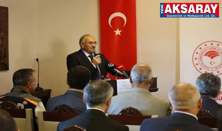 AKSARAY SÜT ÜRETİCİLERİ BİRLİĞİNE BİRİNCİ DERECE ÖRGÜT BELGESİ Bakanlık onaylı belgeyle üreticilere büyük avantajlar sağlanacak