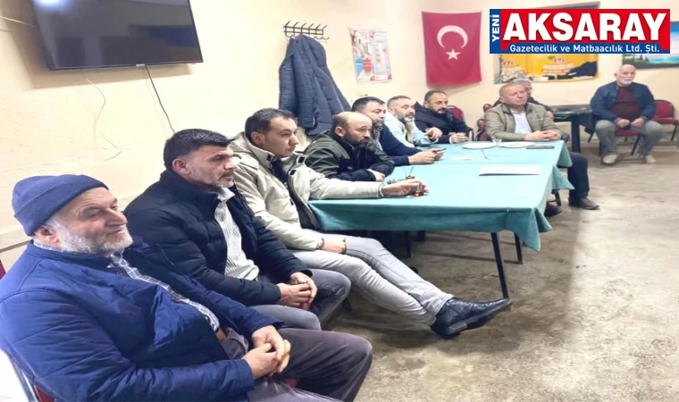 Kahvehanede tarım ve hayvancılığı konuştular