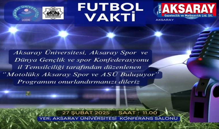 Ak­sa­ray Spor için des­tek­ler sü­rü­yor