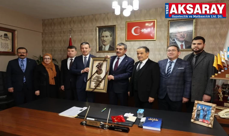 Aksaray’dan Milli Eğitim Bakanı geçti