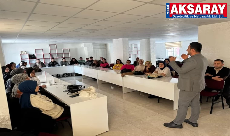 Eğitimlerin kapanış programı yapıldı