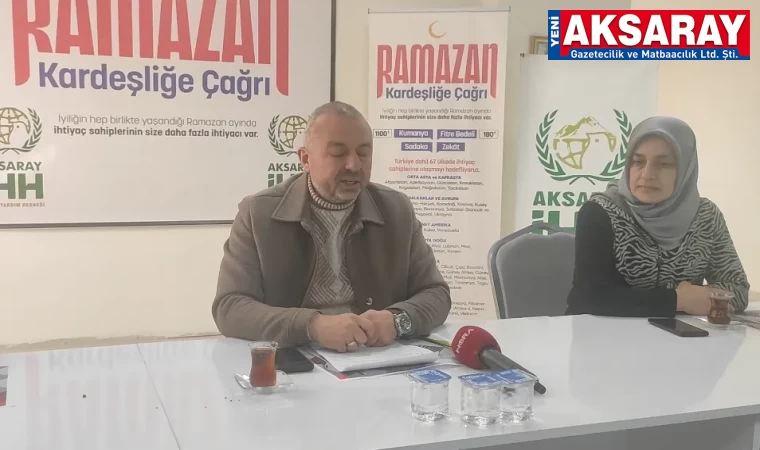 İHH Ak­sa­ray yö­ne­ti­ci­le­rin­den Ra­ma­zan kar­deş­li­ği çağ­rı­sı