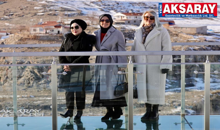 Komşu illerin vali eşlerine Aksaray gezdirildi