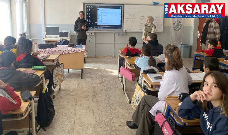 Öğ­ren­ci­le­re doğa ko­ru­ma bil­gi­si ve­ril­di