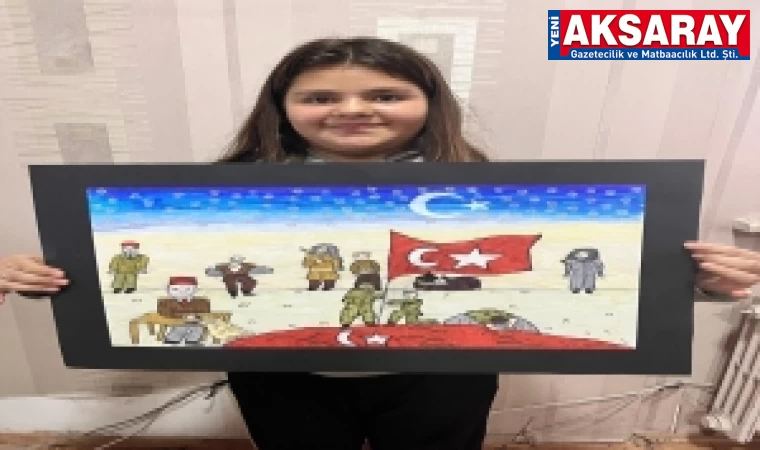 Resim yarışmasında Türkiye 3.'sü oldu