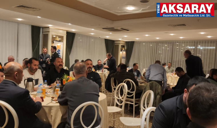 Müteahhitler iftar sofrasında buluştu