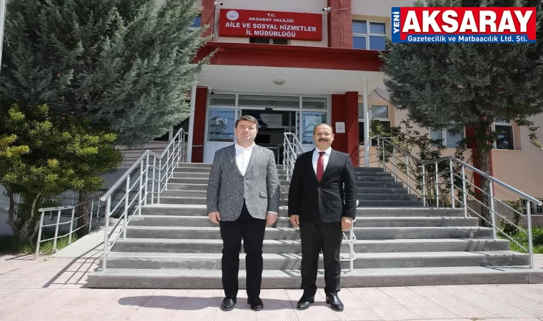 Belediye Başkanı Sosyal Hizmet Müdürlüğünü ziyaret etti