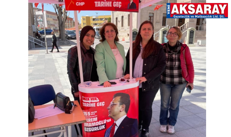 CHP İmza kampanyası devam ediyor