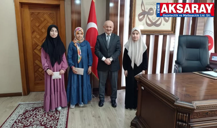 Hafız olan öğrenciler ödüllendirildi