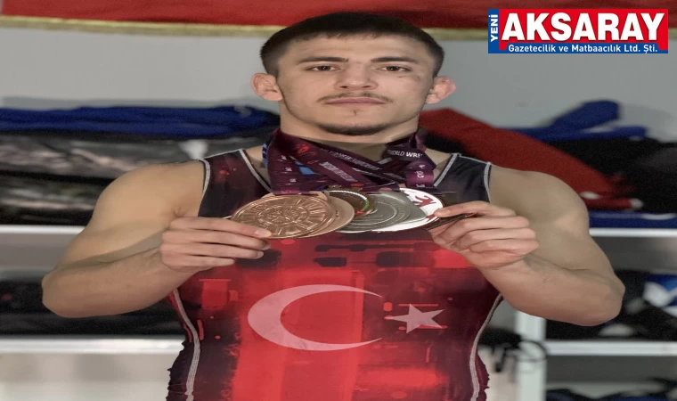 Milli güreşçi Özbek, Aksaray'da elemelere katılmıştı