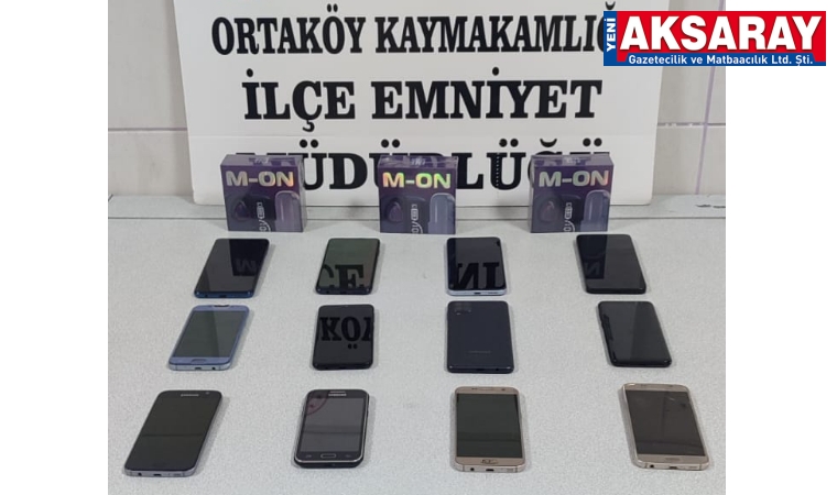 Ortaköy’de kaçak telefon