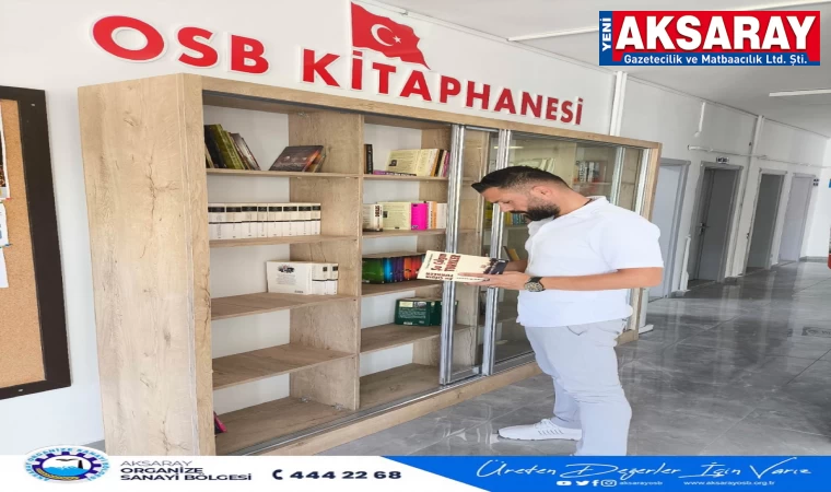 OSB Kütüphanesinde 400 kitap bulunuyor