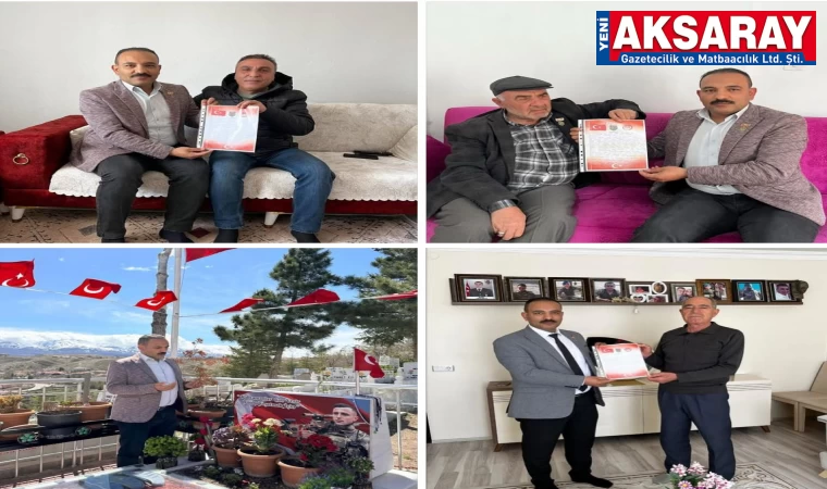 Şehit ailelerine bayram ziyareti