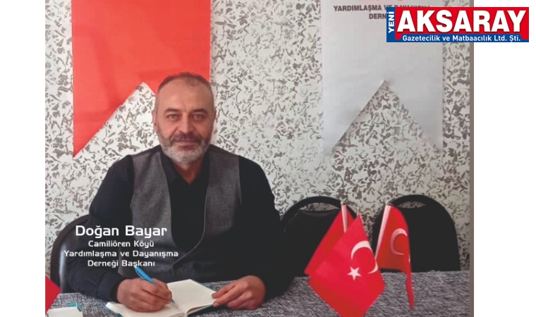 İstanbul Camiliören Köyü Derneği Başkanı Doğan Bayar 3. kez güven tazeledi