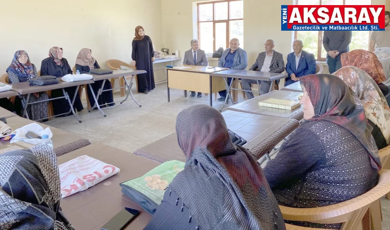 Kurs bitirme belgesi verildi