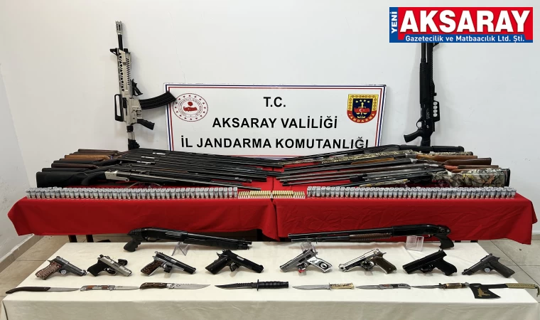 MAGANDALARA OPERASYON Evlerden cephanelik çıktı