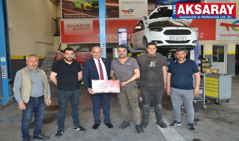 Ustaları ziyaretle sorunları dinledi