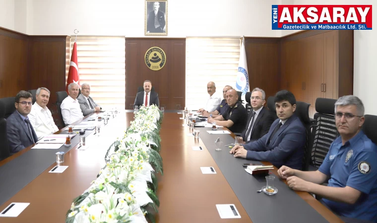 20 BİNE YAKIN ADAY ÜNİVERSİTE SINAVINA GİRECEK Sınav güvenliği toplantısı yapıldı
