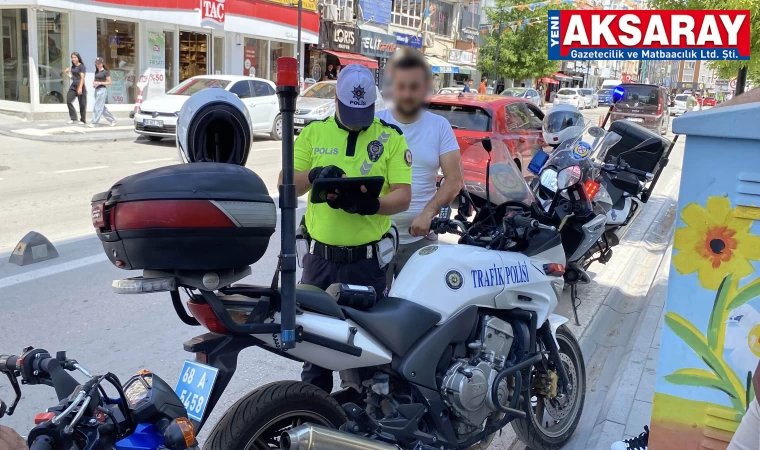 Abart egzozlu motosikletliye 9 bin 267 lira ceza