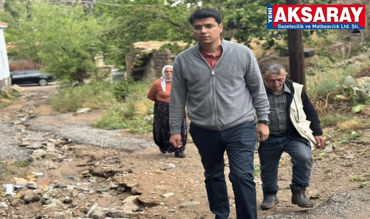 Kaymakam selden etkilenen bölgeleri inceledi