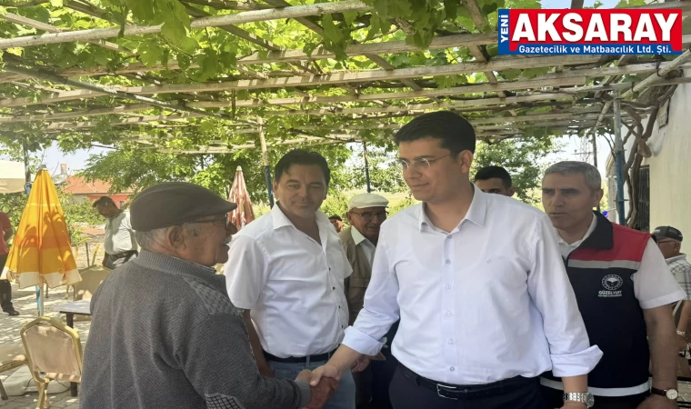 Kaymakam Yetiş, vatandaşla buluşmaya devam ediyor