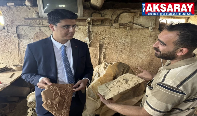 Kaymakam Yetiş’ten Gelveri Çömlek Atölyesi’ne ziyaret
