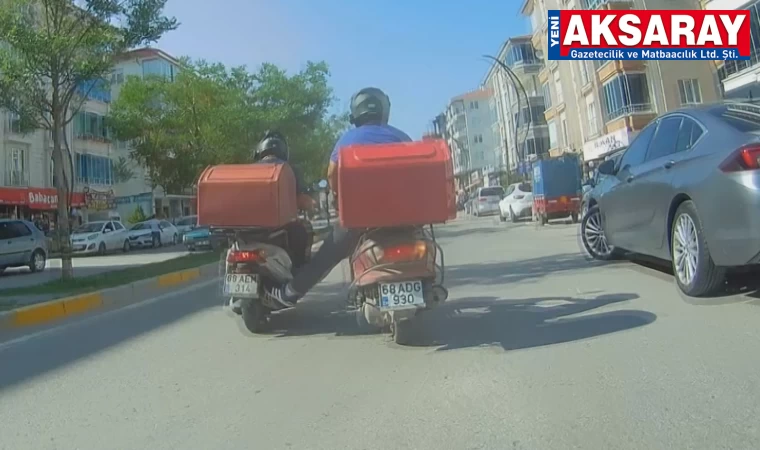 Kuryelerin tehlikeli yolculuğu yürekleri ağza getirdi