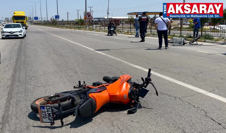 Motosikletin çarptığı bisikletli ağır yaralandı