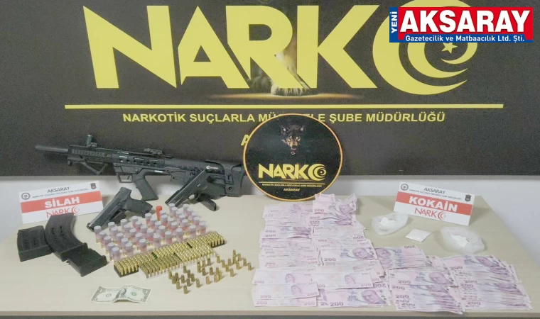 Uyuşturucu operasyonunda F serisi dolar ele geçirildi