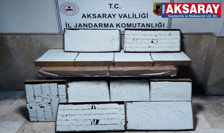 Yolcu otobüsünde kaçak makaron ele geçirildi