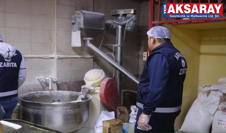 Zabıta ekiplerinden fırınlara denetim