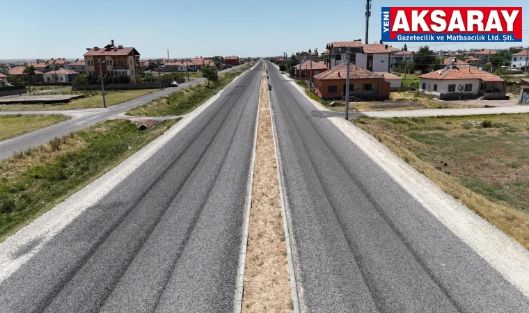 25 Metrelik yeni bulvar asfaltlandı