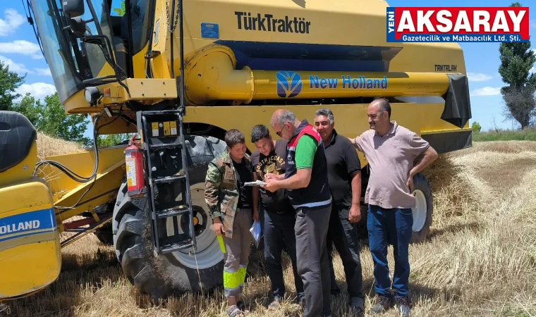 Hafta sonu mesaisi tarlalarda geçti