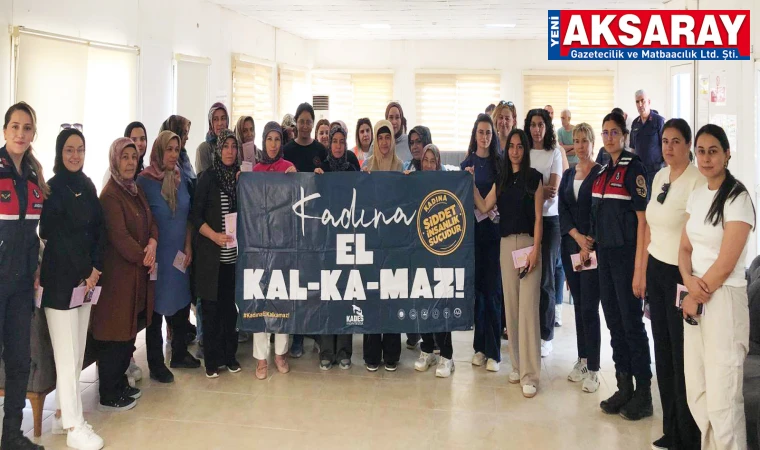 Jandarmadan şiddete karşı bilgilendirme